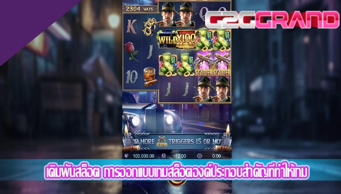 เดิมพันสล็อต การออกแบบเกมสล็อตองค์ประกอบสำคัญที่ทำให้เกม