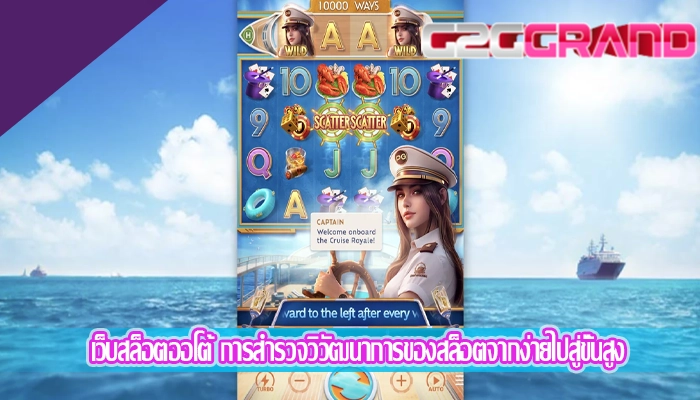 เว็บสล็อตออโต้ การสำรวจวิวัฒนาการของสล็อตจากง่ายไปสู่ขั้นสูง
