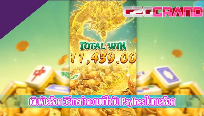 เดิมพันสล็อต วิธีการทำความเข้าใจกับ Paylines ในเกมสล็อต