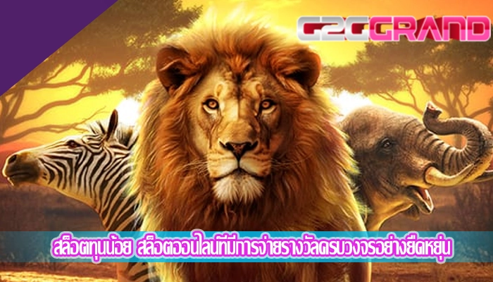สล็อตทุนน้อย สล็อตออนไลน์ที่มีการจ่ายรางวัลครบวงจรอย่างยืดหยุ่น