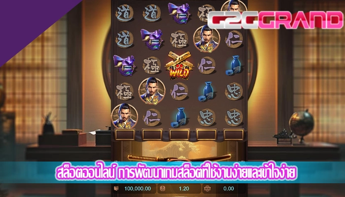 สล็อตออนไลน์ การพัฒนาเกมสล็อตที่ใช้งานง่ายและเข้าใจง่าย